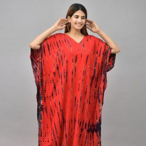 BRAND NEW Tie Dye Kaftan Dress, Women Caftan Dress, Plus Size Clothing